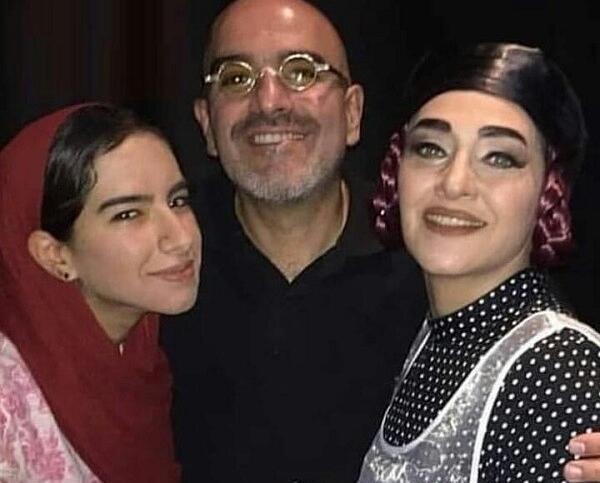 عکس رویا نونهالی و همسرش و فرزندش