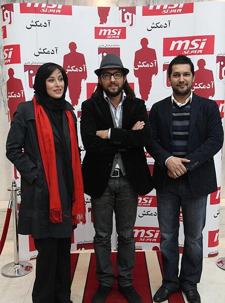 عکس بهرام رادان و مهتاب کرامتی