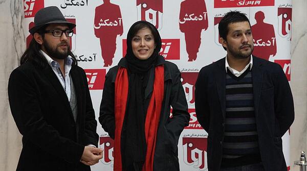 عکس بهرام رادان و مهتاب کرامتی