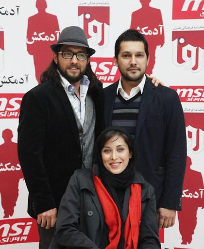 عکس بهرام رادان و مهتاب کرامتی