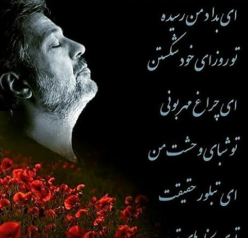 عکس نوشته عکس داریوش اقبالی