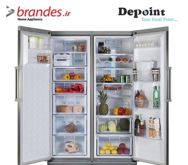 عکس داخل یخچال دوقلو دیپوینت