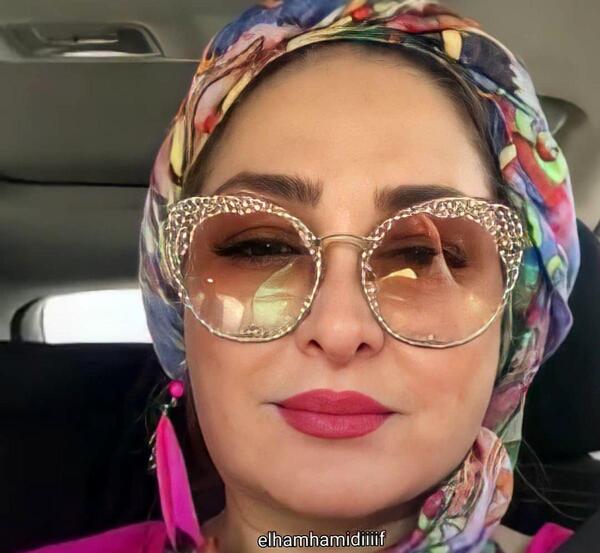عکس الهام حمیدی بدون روسری