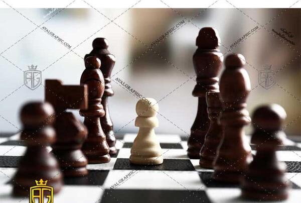 عکس شاه صفحه شطرنج