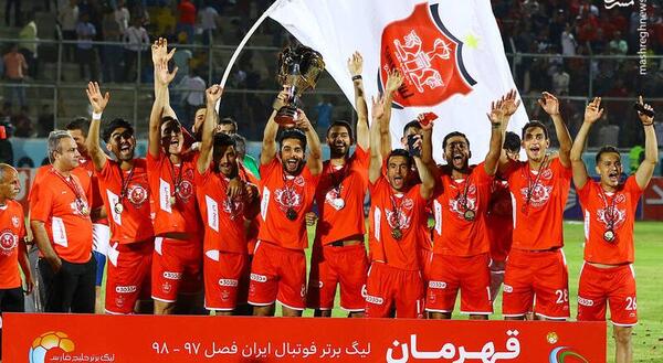 بهترین عکس قهرمانی پرسپولیس