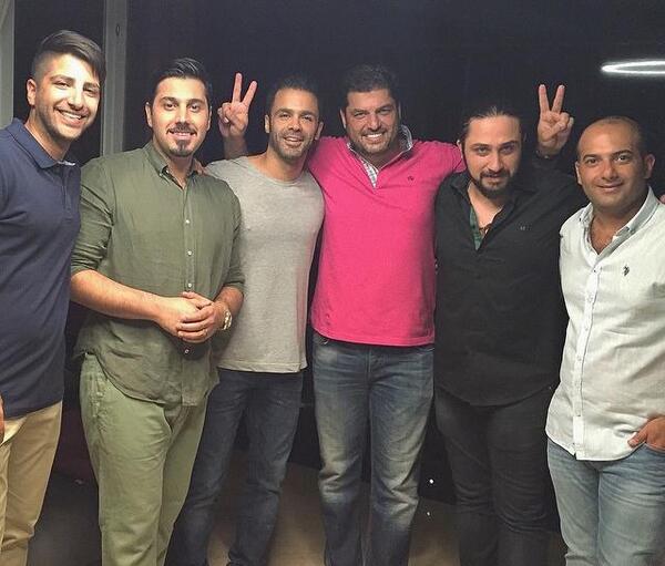 عکس سام درخشانی و احسان علیخانی
