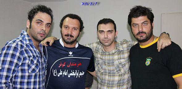 عکس سام درخشانی و احسان علیخانی