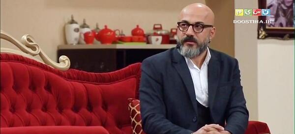 عکس امیر آقایی در دورهمی