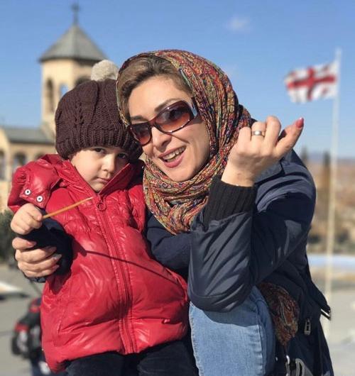 عکس زن و بچه آرش مجیدی