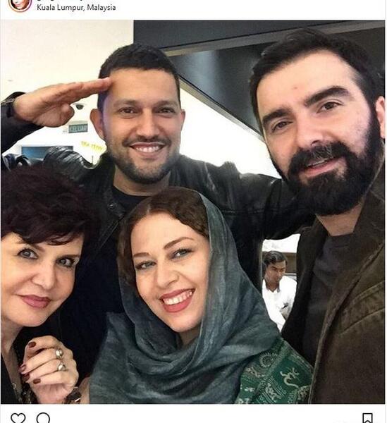 عکس حامد بهداد در خارج از کشور
