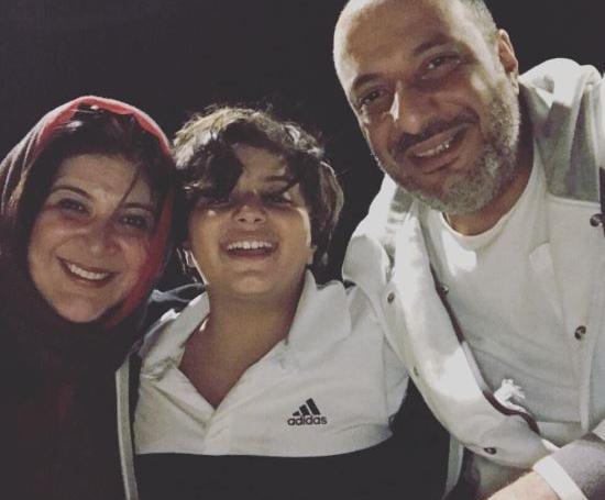عکس امیر جعفری با خانمش
