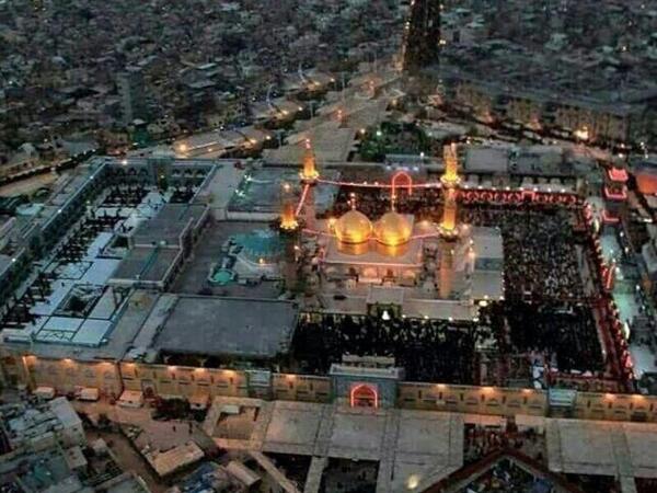 عکس حرم کاظمین به مناسبت شهادت ایشان