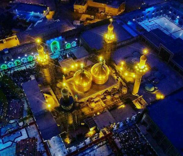 عکس حرم کاظمین به مناسبت شهادت ایشان