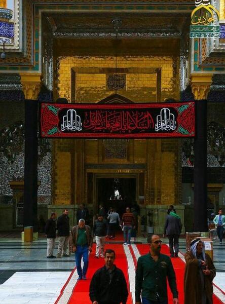عکس حرم کاظمین به مناسبت شهادت ایشان