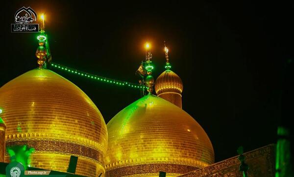 عکس حرم کاظمین به مناسبت شهادت ایشان