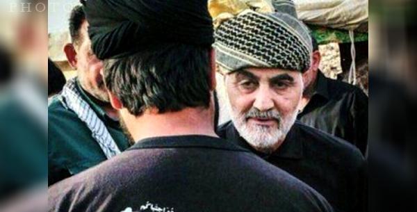 عکس سردار سلیمانی کنار ابوبکر بغدادی