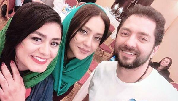 عکس ترلان پروانه و بهرام رادان