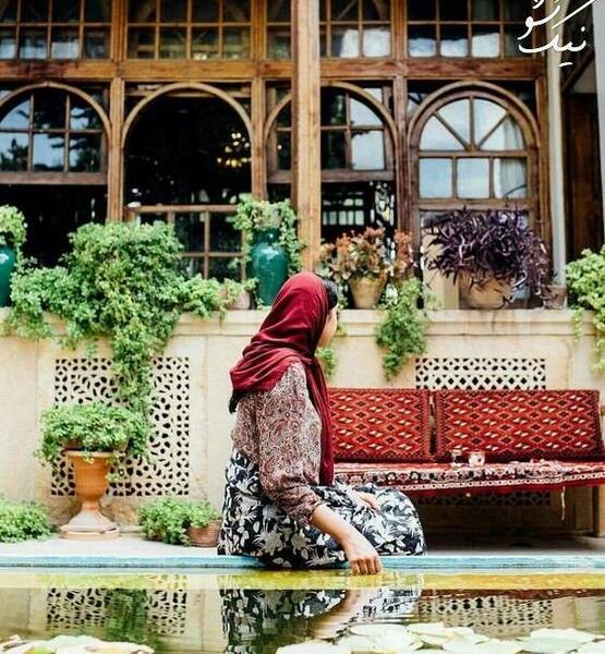 عکس لب حوض