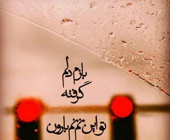 عکس نوشته پاییز دلم گرفته