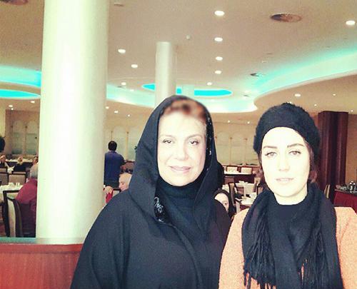 عکس افسانه پاکرو با چادر