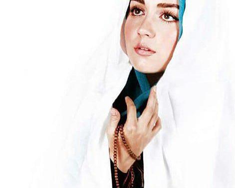 عکس افسانه پاکرو با چادر