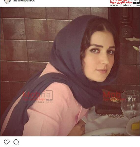 عکس افسانه پاکرو با چادر