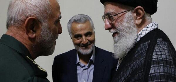 عکس سردار سلیمانی و حسین همدانی