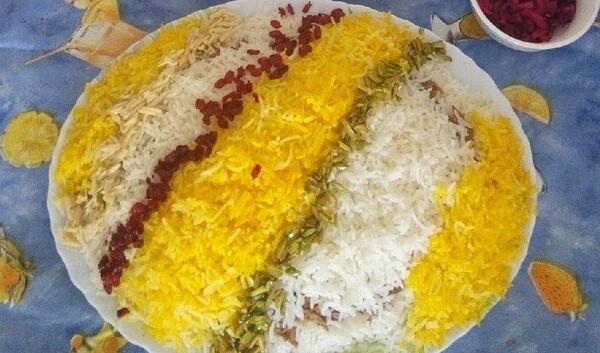 عکس غذای صدف پلو