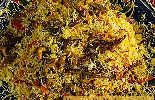 عکس غذای صدف پلو
