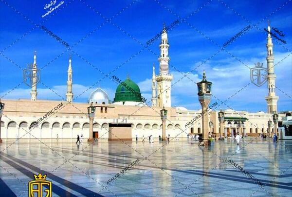 عکس حرم پیامبر با کیفیت