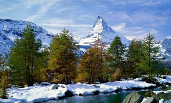 طبیعت سوئیس طبیعت عکس زیبا
