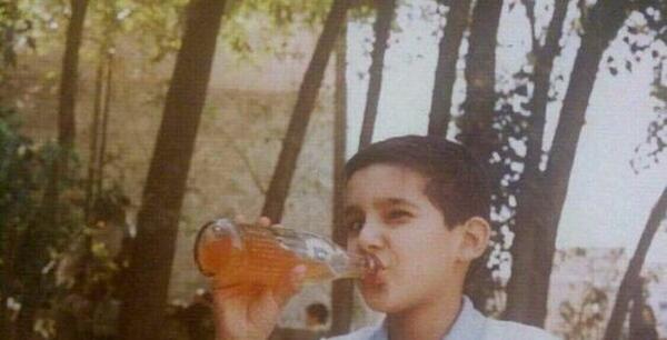 عکس حامد بهداد در کودکی