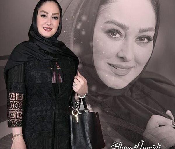 عکس الهام حمیدی در کنار پژمان بازغی