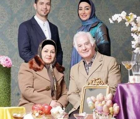 عکس الهام حمیدی در کنار پژمان بازغی