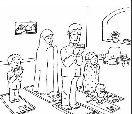 عکس سیاه و سفید درباره ی نماز