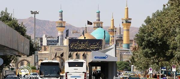 عکس حرم امام رضا در محرم