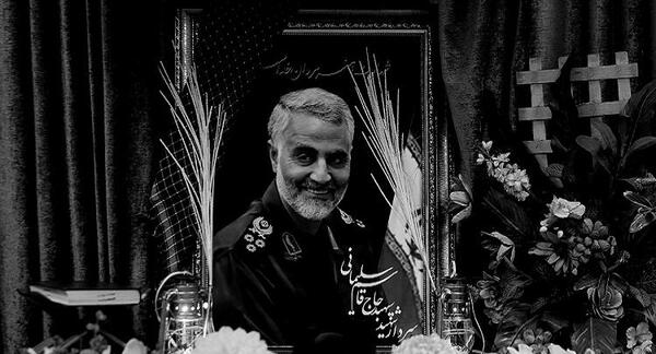 عکس حاج قاسم سلیمانی و همراهان شهیدش