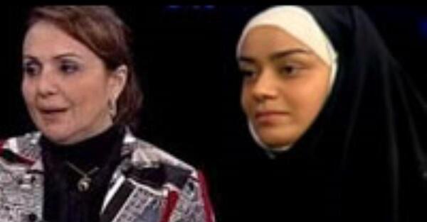 عکسهای الهام چرخنده قبل از با حجاب شدن