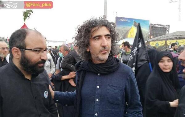 عکس شقایق فراهانی در پیاده روی اربعین