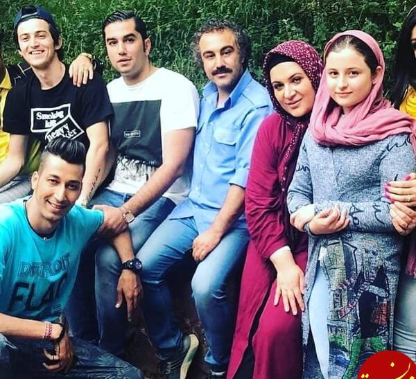 عکس بهرام افشار و زنش
