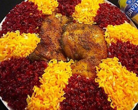 عکس زرشک پلو ساده