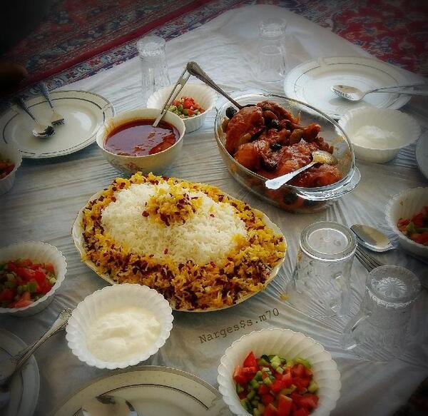 عکس زرشک پلو ساده