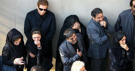 عکس تشییع جنازه پسر زهره حمیدی