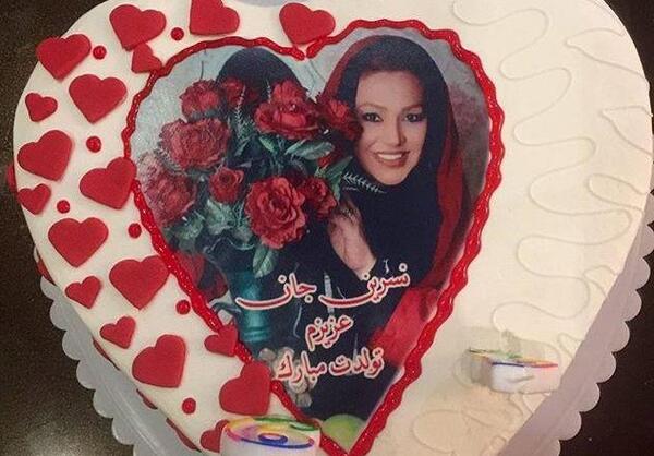 عکس کیک تولد چهره