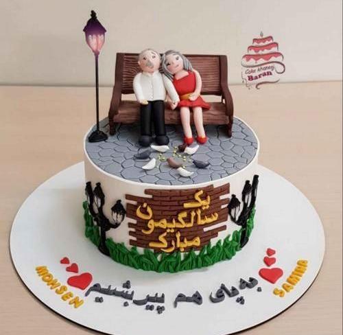 عکس کیک تولد چهره