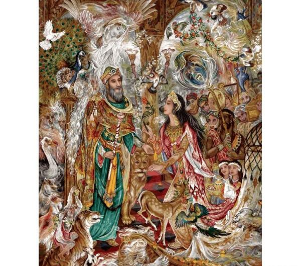عکس فرش حضرت سلیمان