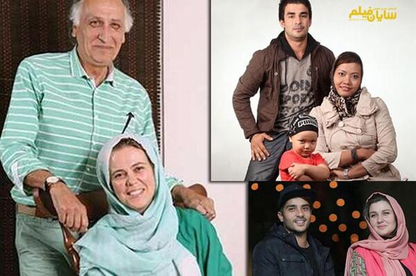 عکس احمد نجفی و همسر خارجی اش