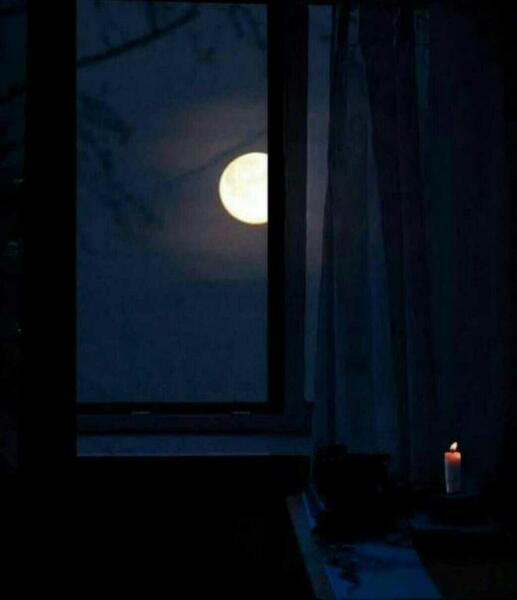 عکس شب از پنجره