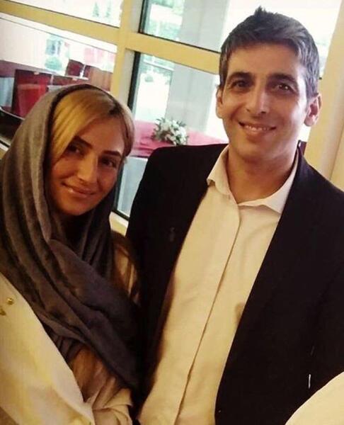 عکس حمید گودرزی وهمسرش