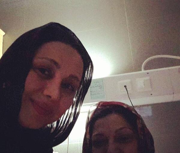 عکس بهنوش بختیاری در بیمارستان